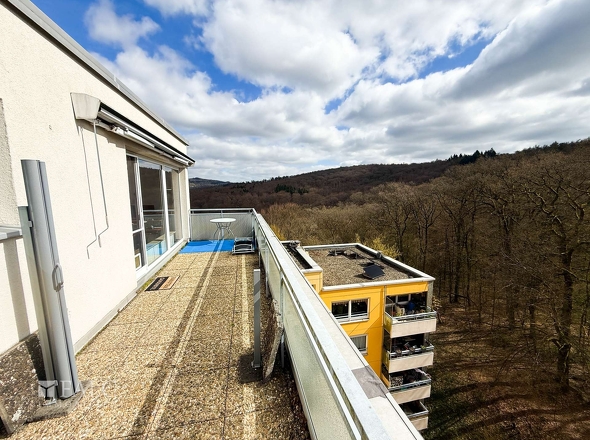Balkon von rechts