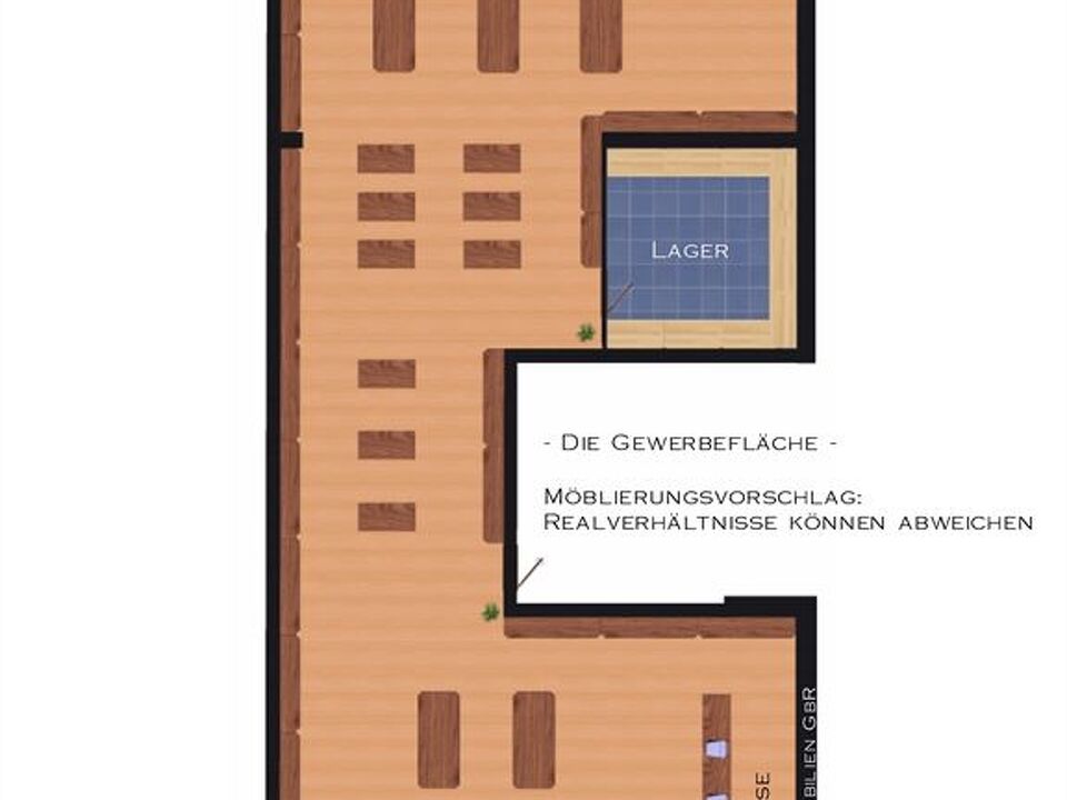 Die Raumaufteilung
