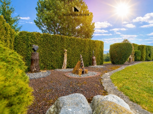 ...tolle Gartengestaltung...