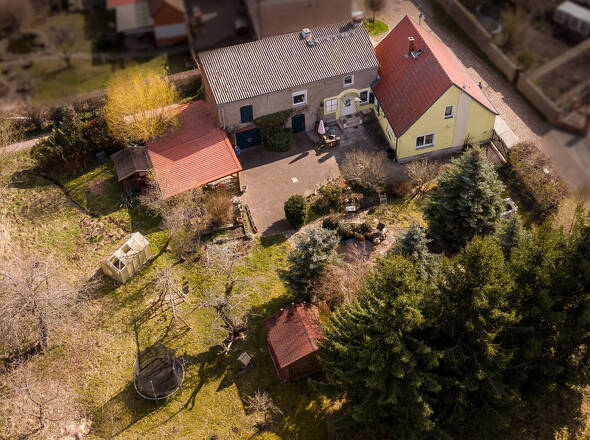 Draufsicht Haus