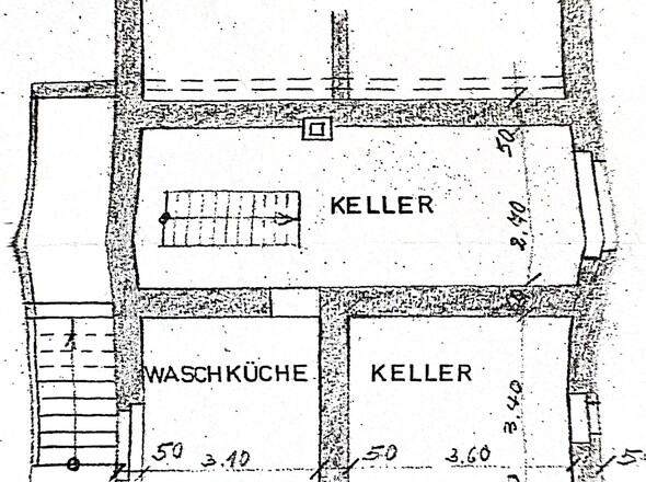 Grundriss Keller
