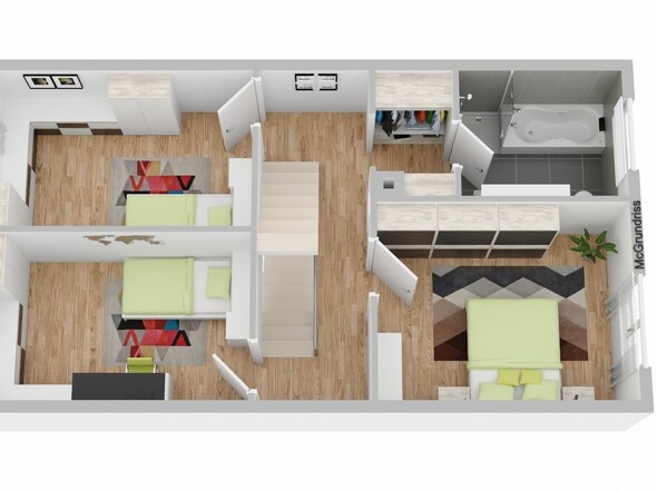 Raumaufteilung Obergeschoss