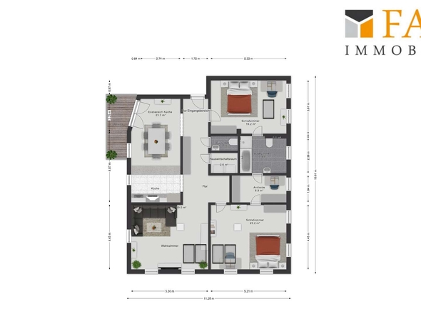 Grundriss Dachgeschoss