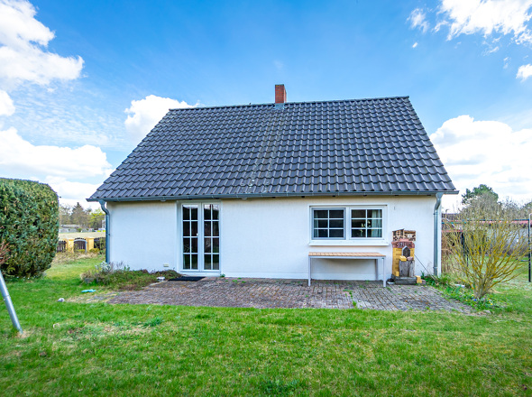 Westseite des Hauses