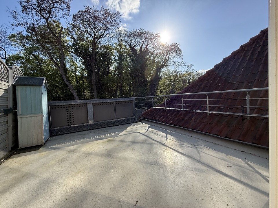 Sonnige Dachterrasse