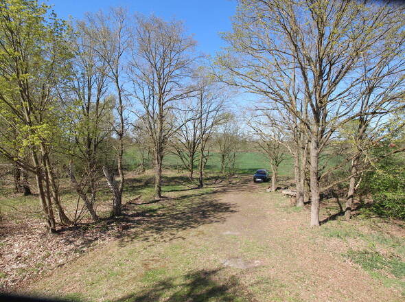 Grundstückszuwegung mit freiem Feldblick