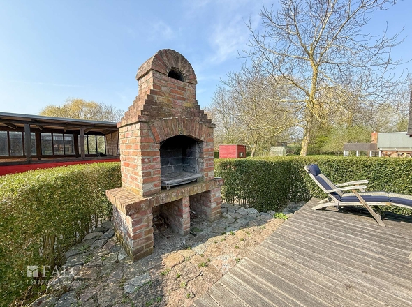 Kamin mit Speckstein