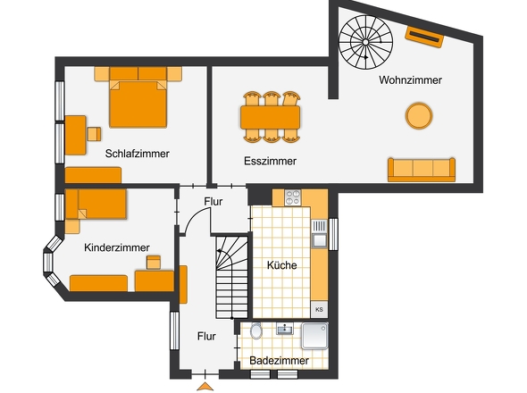 Grundriss Erdgeschoss