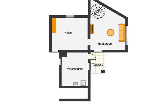 Grundriss Kellergeschoss (Teil)