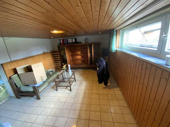 beheizter Kellerraum mit Tageslicht