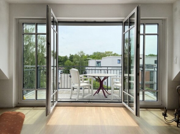 Blick auf den Balkon