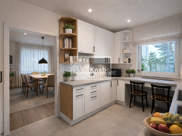 Küche EG Modernisierungsvorschlag KI generiert