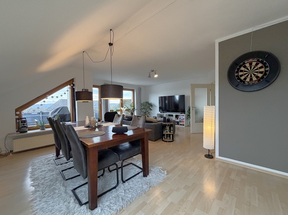 Heller Wohn-/Essbereich