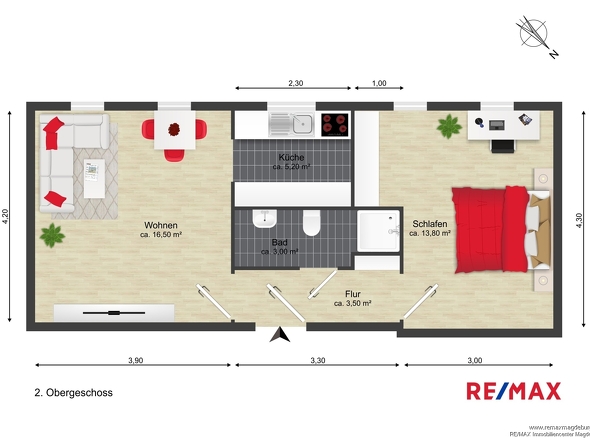 Grundriss 2.Obergeschoss