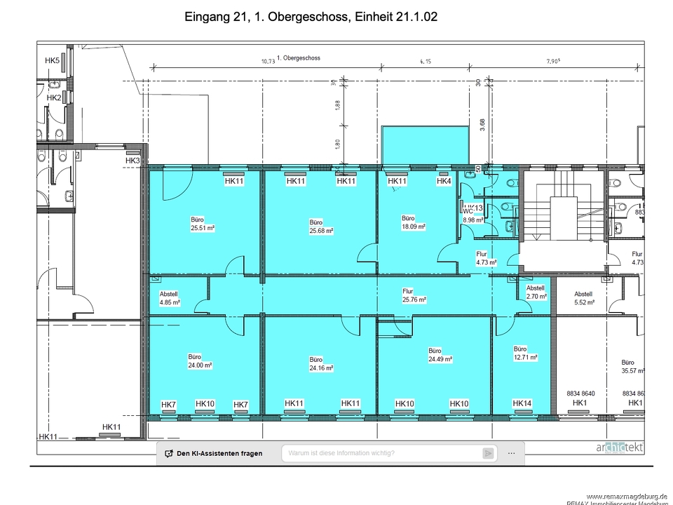 Grundriss HDL Gewerbe