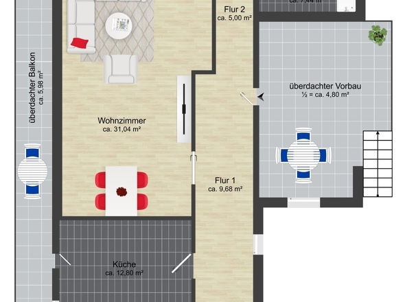 EFH Erdgeschoss unbemaßt