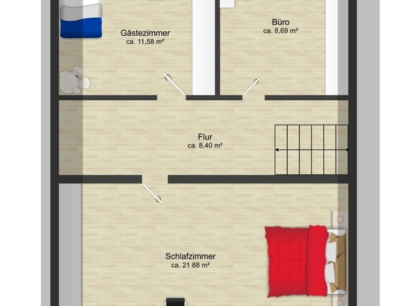 EFH Dachgeschoss unbemaßt