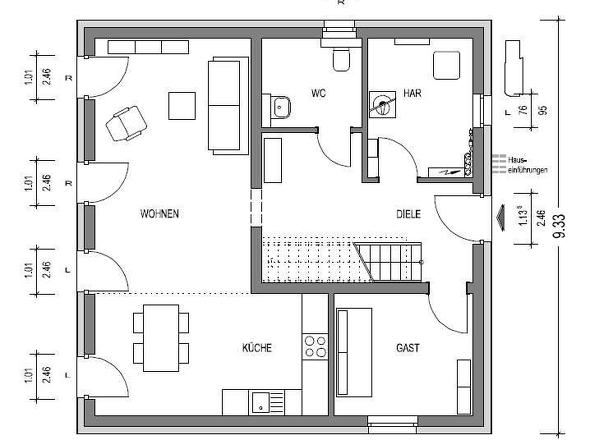 Grundriss Erdgeschoss