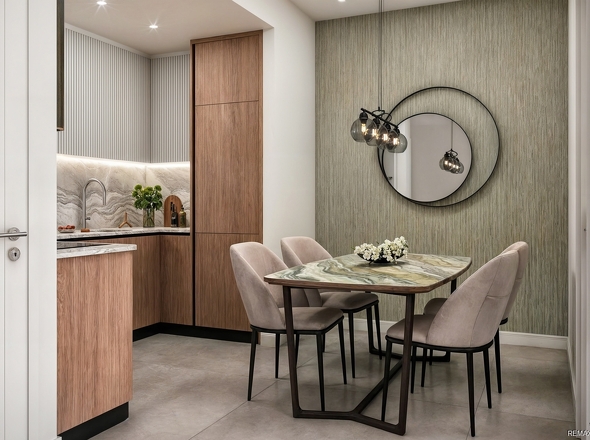 Essbereich und Küche