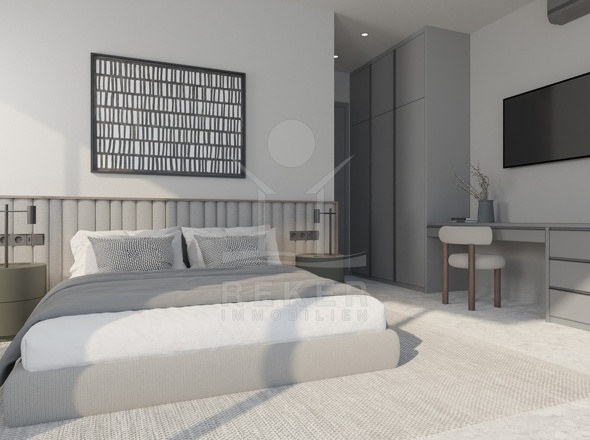 Großzügige Schlafzimmer und Terrassen