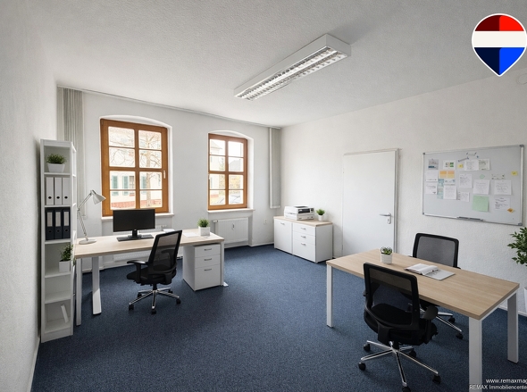 Gewerberaum - mit KI möbliert