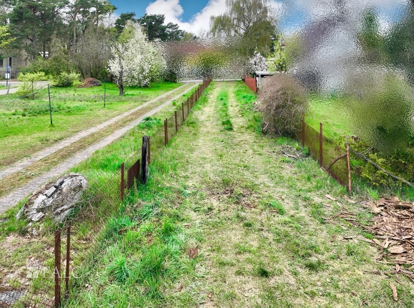 Zuwegung Richtung Straße