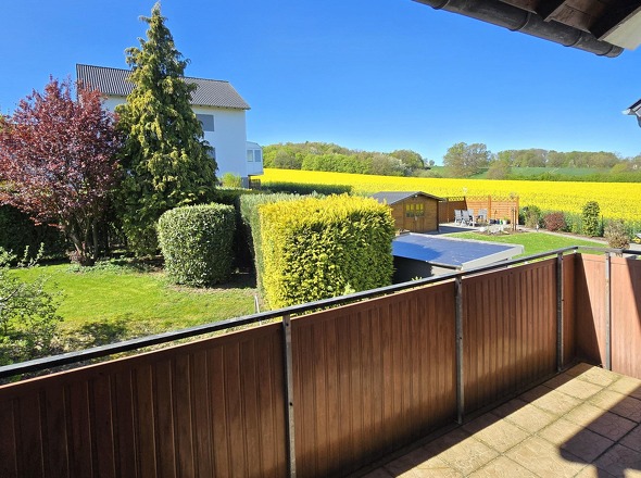 Blick vom Balkon