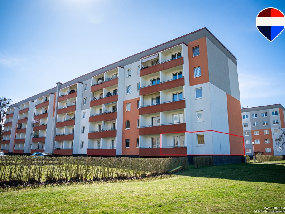 Blick auf den Balkon 