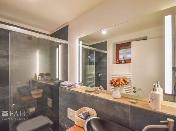 Badezimmer in der Einliegerwohnung 