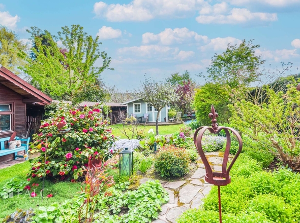Blick auf den Garten