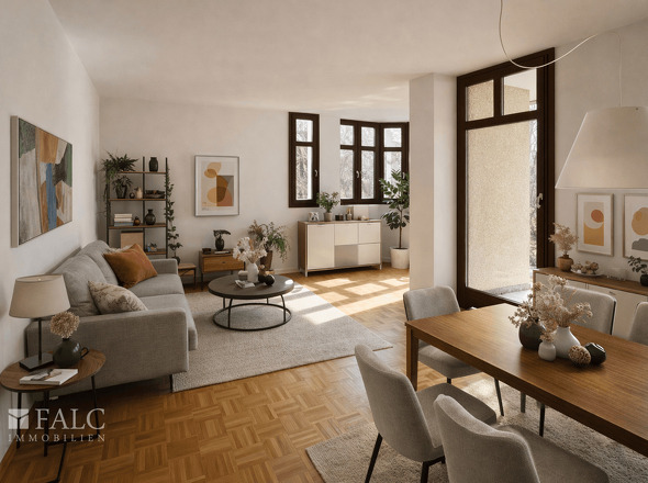 Einrichtungsbeispiel Wohnzimmer