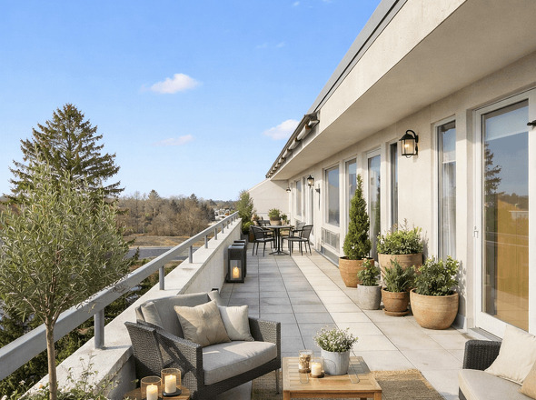 Einrichtungsbeispiel Balkon