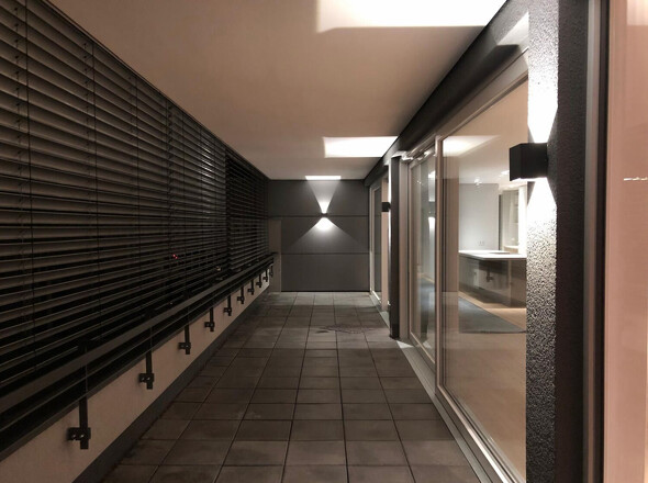 Terrasse bei Nacht