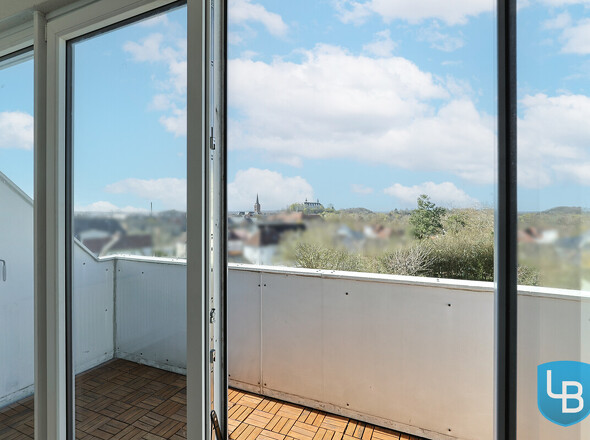 Blick bis zum Schloss und noch weiter...