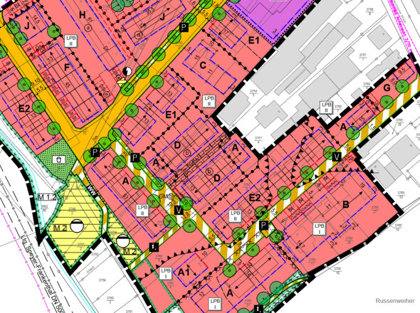 Ausschnitt B-Plan