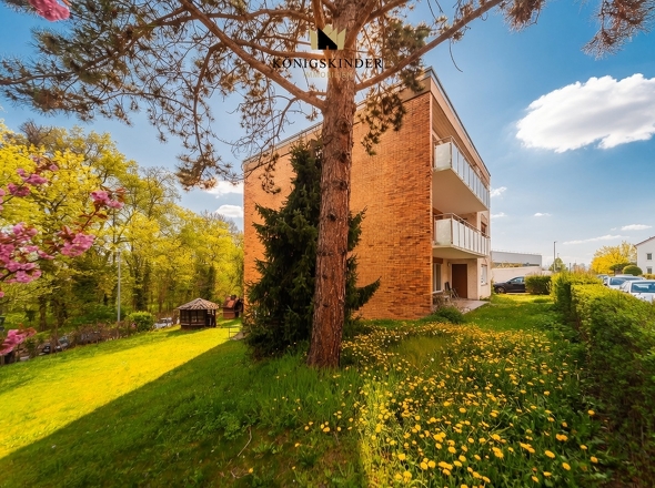 Seitenansicht und Garten