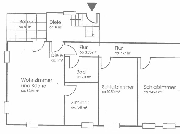 Grundriss Alte Ortstraße (screen shot)