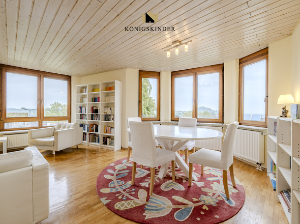 Der Mittelpunkt des Hauses – offen gestaltet und mit Blick ins Besondere.