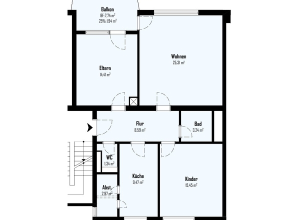 Grundriss Wohnung 