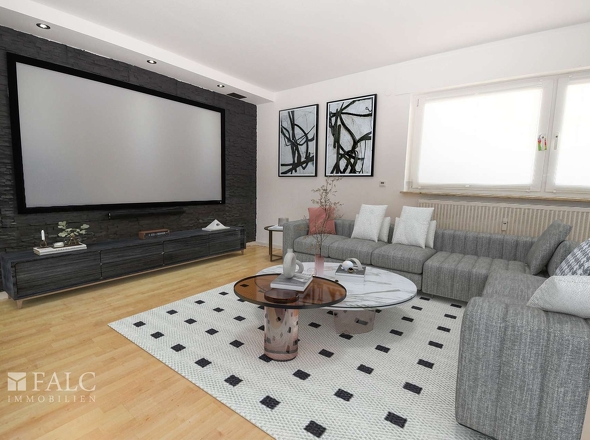 Zimmer 3 virt. möbliert