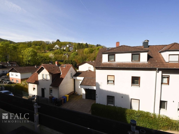 Blick vom Balkon