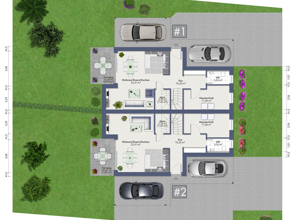 Grundriss EG: DH