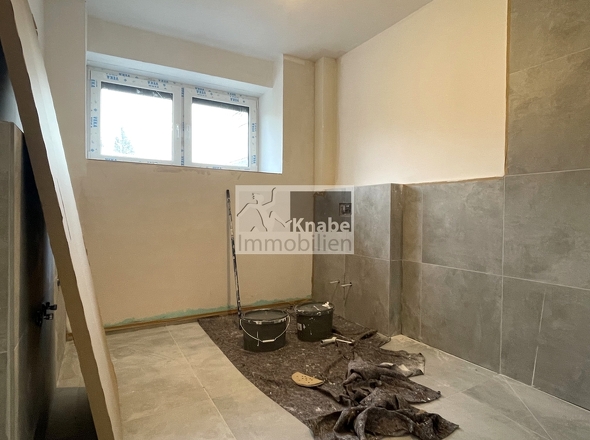 Rohbau: Badezimmer