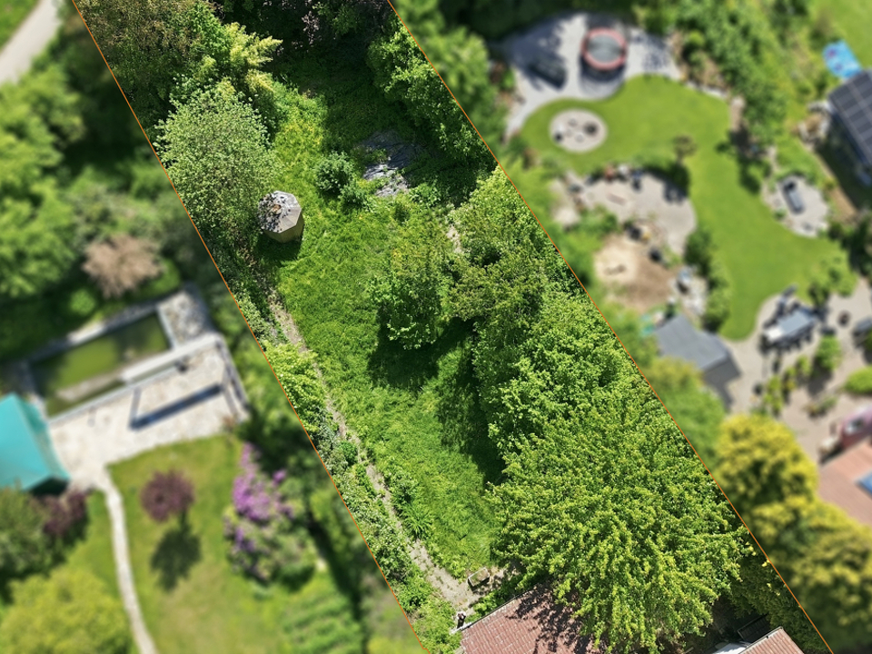 Garten von oben