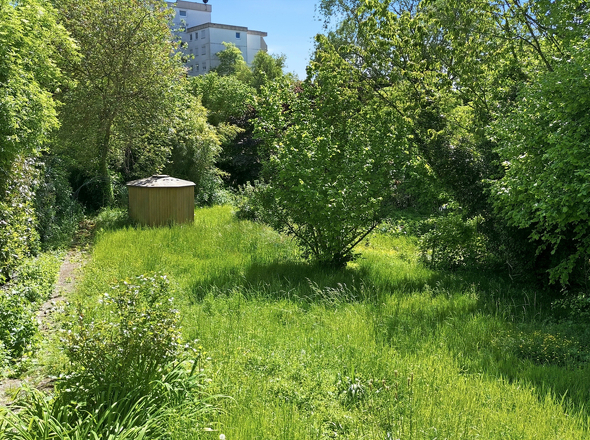 Weitläufig mit Weg bis ans Ende