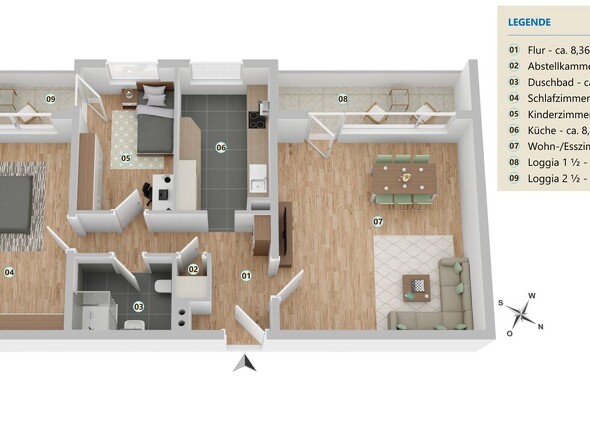 3D Grundriss