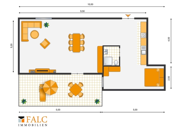 Grundriss Studiowohnung (2)
