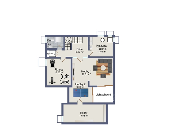Grundriss UG