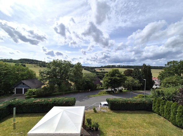 Fernblick vom Balkon