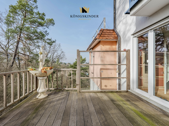 WHG 2: Terrasse 3 mit Zugang zum Garten 